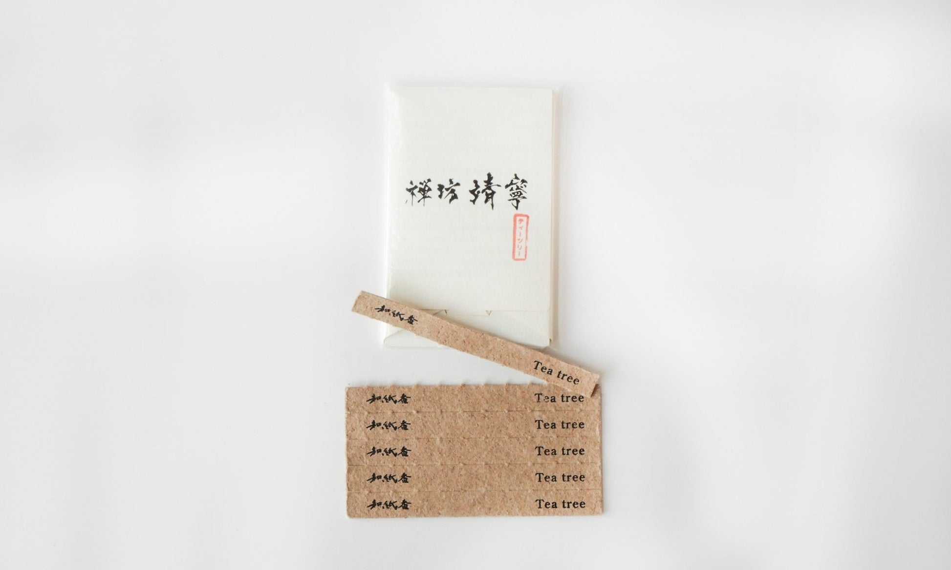 和紙香 【ティーツリー】とカードケースセット Original Paper Incense Set 【 Tea Tree】 - zenboseineionlinestorezenboseineionlinestore