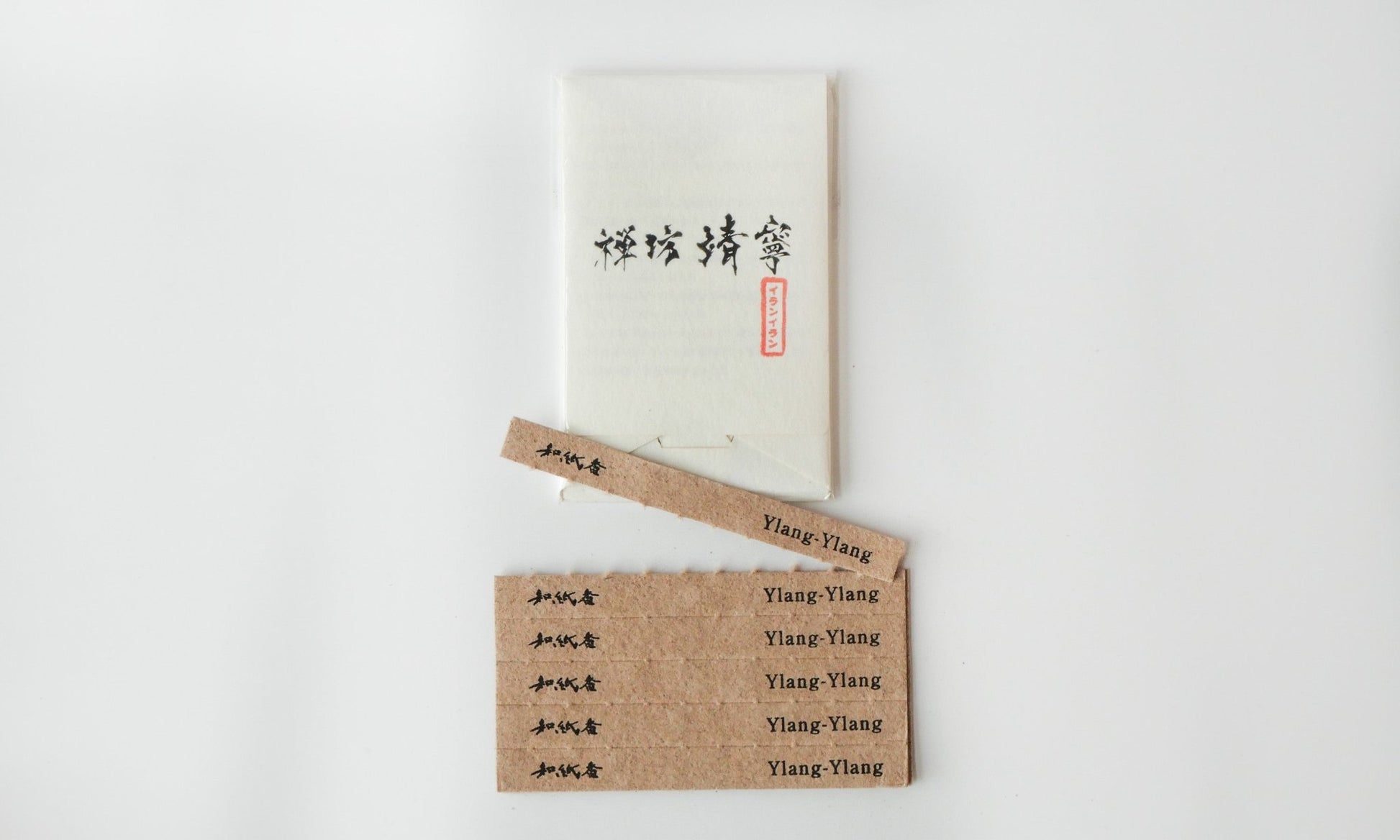 和紙香 【イランイラン】とカードケースセット　Original Paper Incense Set 【 Ylang-Ylang】 - zenboseineionlinestorezenboseineionlinestore